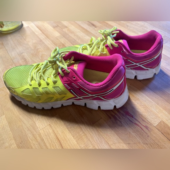 ASICS Gel-lyte33 running Shoes - Neon Yellow and Pink size 8 - Picture 9 of 13